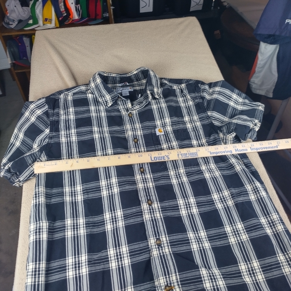 Carhartt Men's Size Large Casual Wear Button Down Shirt - Picture 9 of 11